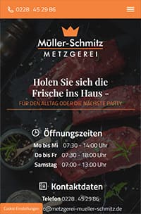 Metzgerei Müller-Schmitz Inh. Achim Engelskirchen | Handy