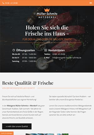 Metzgerei Müller-Schmitz Inh. Achim Engelskirchen | Tablet